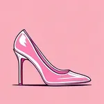 pink heels image